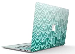 image-Beach Hotel Wallpaper Waves - MacBook Air Skin Kit