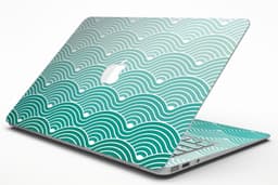 image-Beach Hotel Wallpaper Waves - MacBook Air Skin Kit