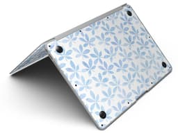 image-Blue Watercolor Leaves - MacBook Air Skin Kit