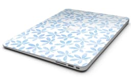 image-Blue Watercolor Leaves - MacBook Air Skin Kit