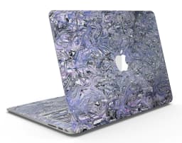 image-Abstract Wet Paint Purples v3 - MacBook Air Skin Kit