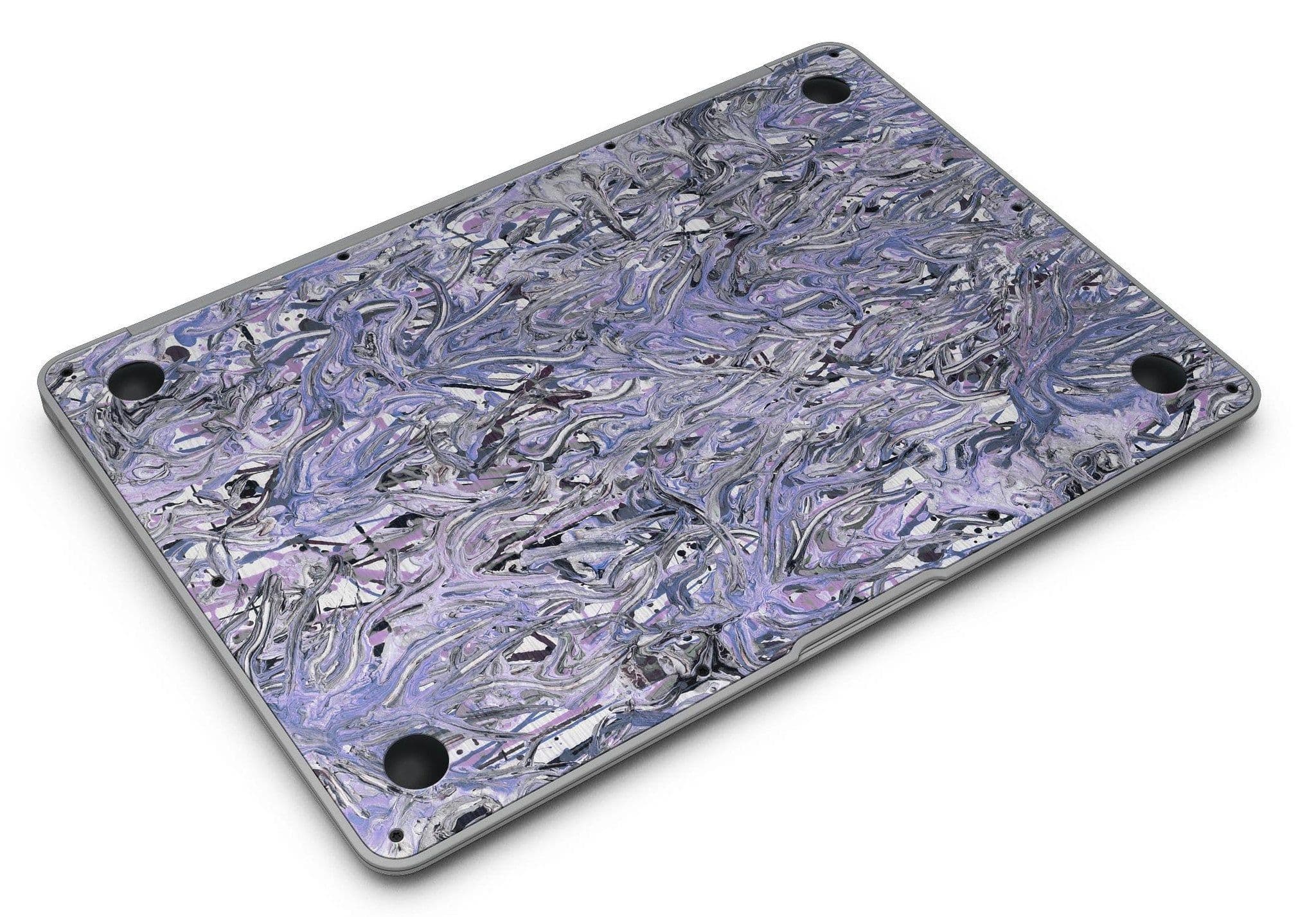 image-Abstract Wet Paint Purples v3 - MacBook Air Skin Kit