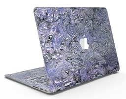 image-Abstract Wet Paint Purples v3 - MacBook Air Skin Kit