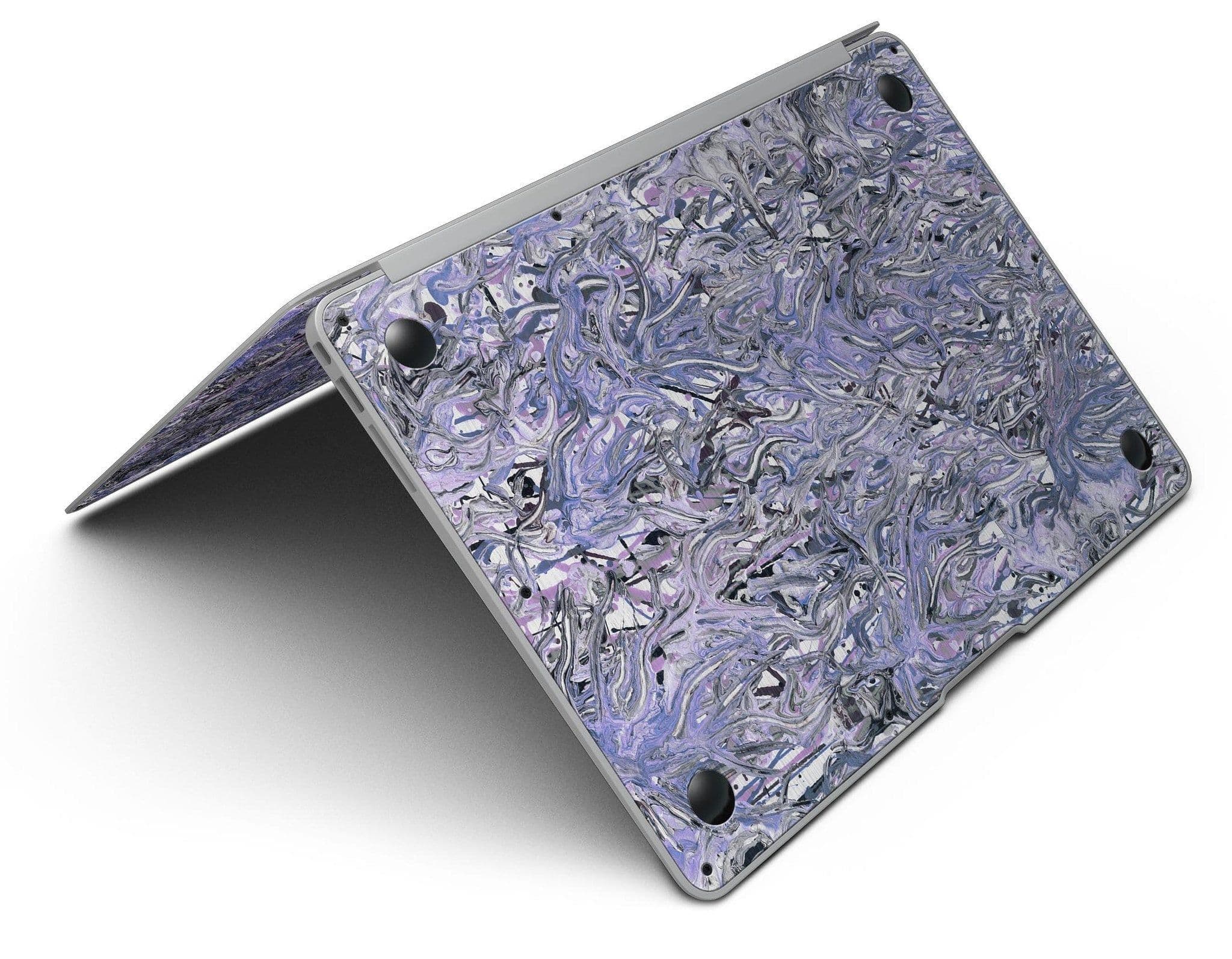image-Abstract Wet Paint Purples v3 - MacBook Air Skin Kit