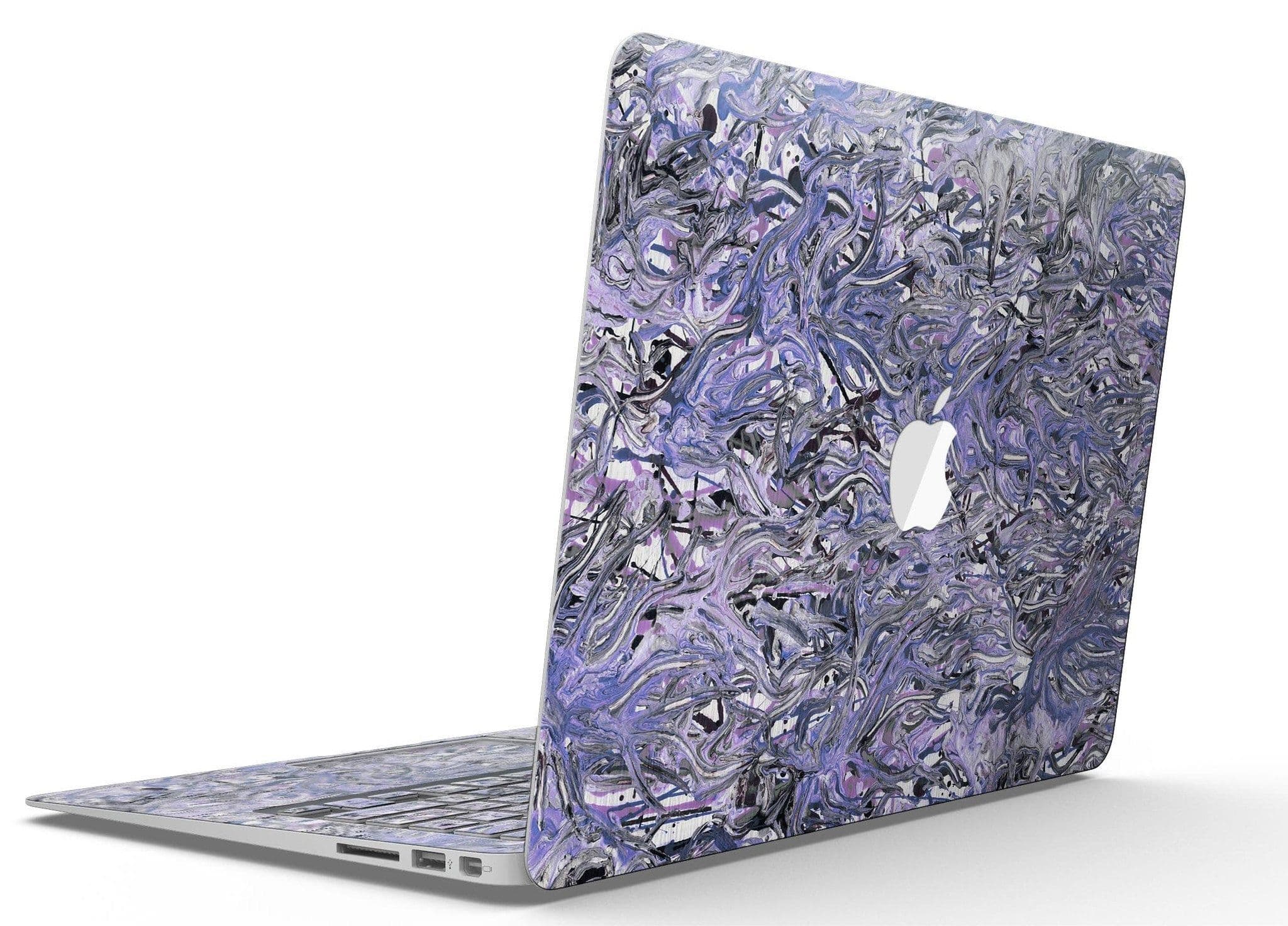 image-Abstract Wet Paint Purples v3 - MacBook Air Skin Kit