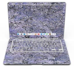 image-Abstract Wet Paint Purples v3 - MacBook Air Skin Kit