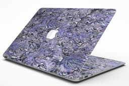 image-Abstract Wet Paint Purples v3 - MacBook Air Skin Kit