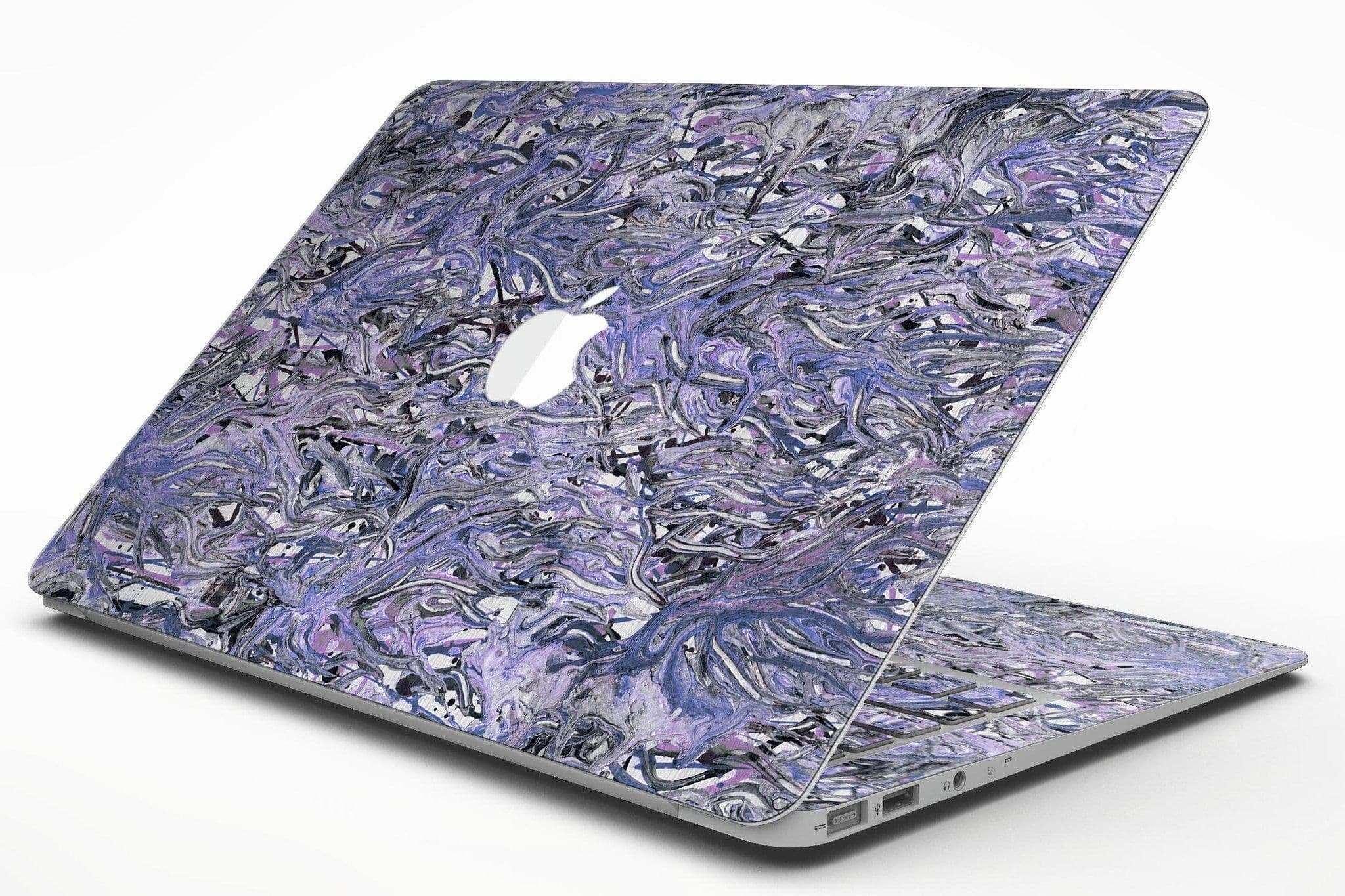 image-Abstract Wet Paint Purples v3 - MacBook Air Skin Kit