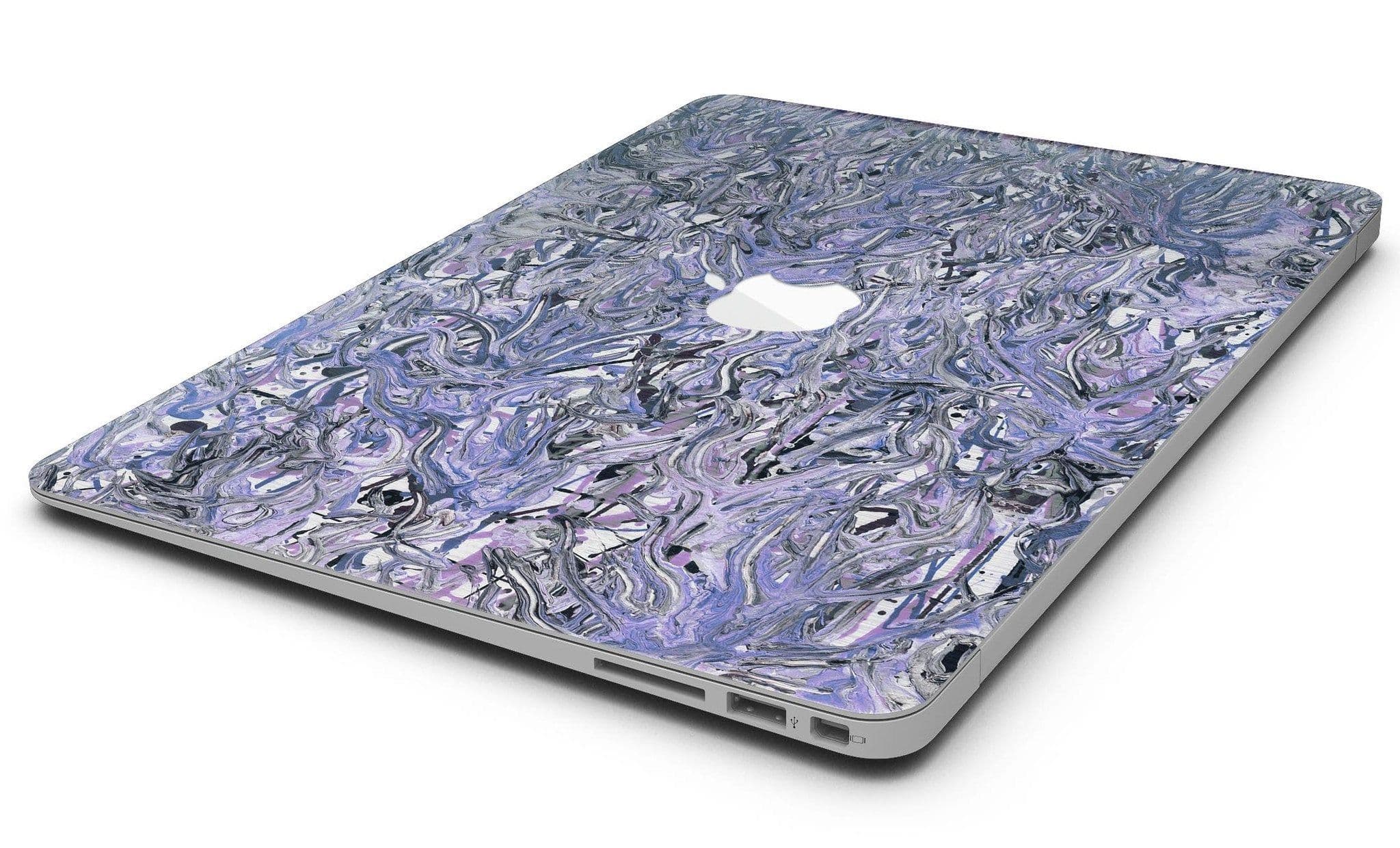image-Abstract Wet Paint Purples v3 - MacBook Air Skin Kit