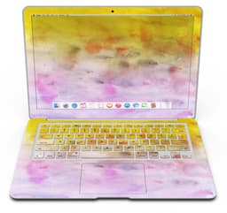 image-Blushed Pink 32 Absorbed Watercolor Texture - MacBook Air Skin Kit