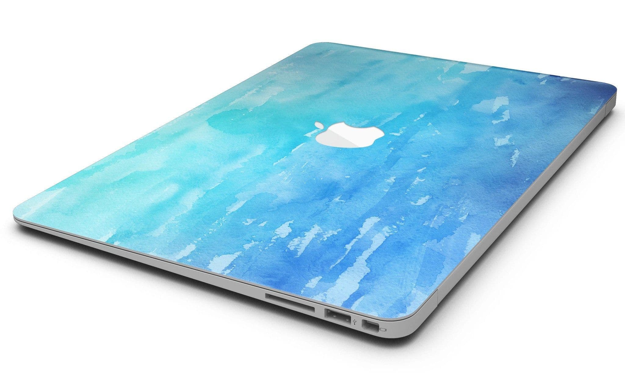 image-Blue 082 Absorbed Watercolor Texture - MacBook Air Skin Kit