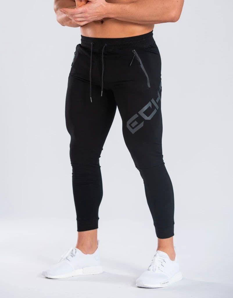 image-2019 new muscle brothers European and American autumn and winter casual sports trousers men's cotton feet fitness pants wholesale