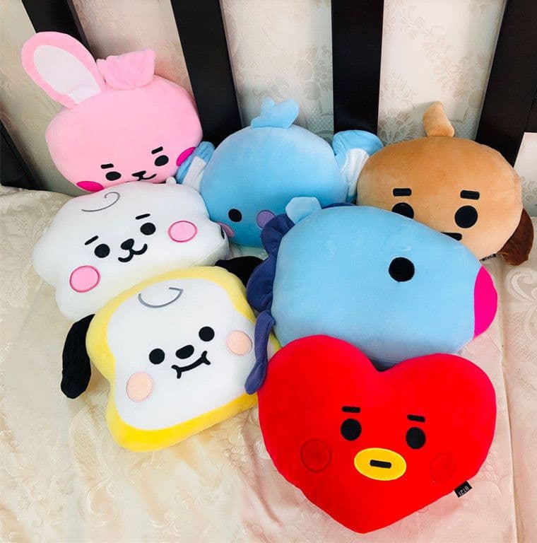 image-Korea Bulletproof Youth League childhood small pillow pillow cute baby nap pillow plush doll limited edition