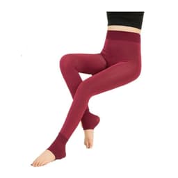 image-Autumn and winter thickening and fleece leggings women wholesale Korean version high waist plus size pearl velvet foot warm one pants