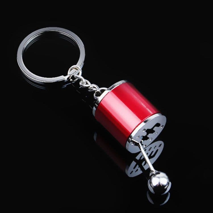 image-Creative Metal Car Key Chain - Turbo Gear Design