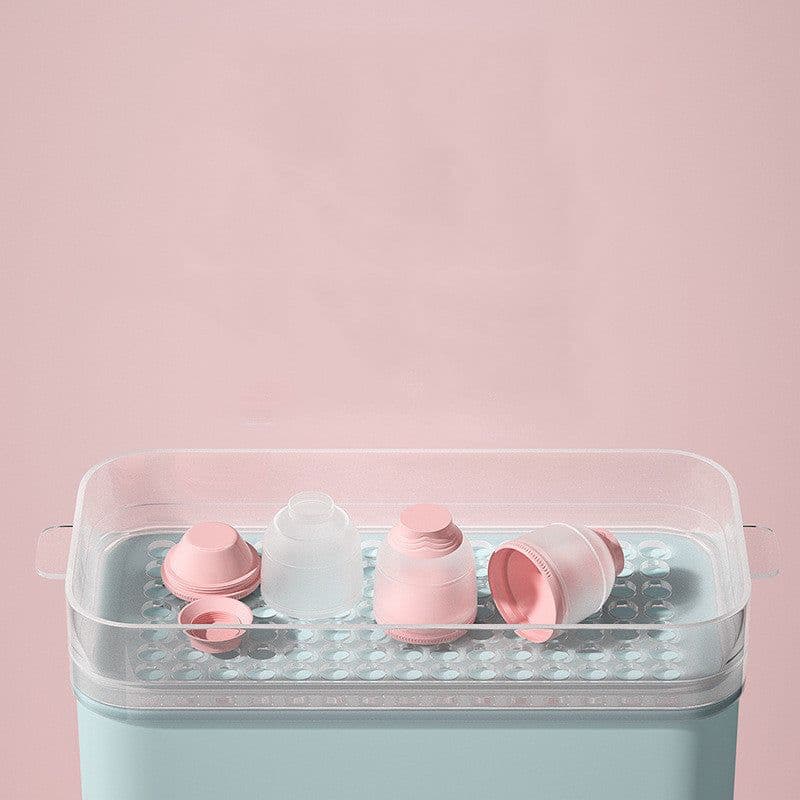 image-Portable Milk Powder Box For Outing, Detachable Layered Type, Baby Milk Powder Box