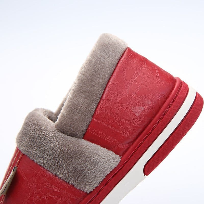 image-Cotton Slippers - Navy Blue Small Size