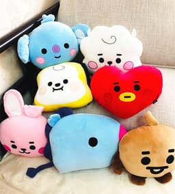 image-Korea Bulletproof Youth League childhood small pillow pillow cute baby nap pillow plush doll limited edition