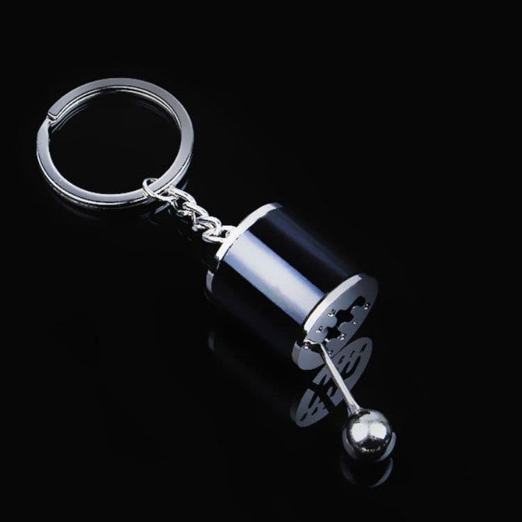 image-Creative Metal Car Key Chain - Turbo Gear Design