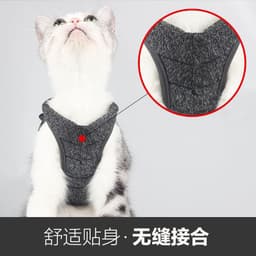 image-DOTON Cat Harness Leash - Camouflage Green L