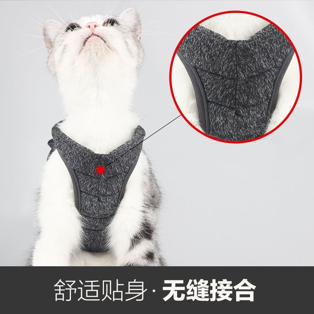 image-DOTON Cat Harness Leash - Camouflage Green L