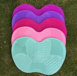 image-silicone scrub pad beauty brush cleaning pad