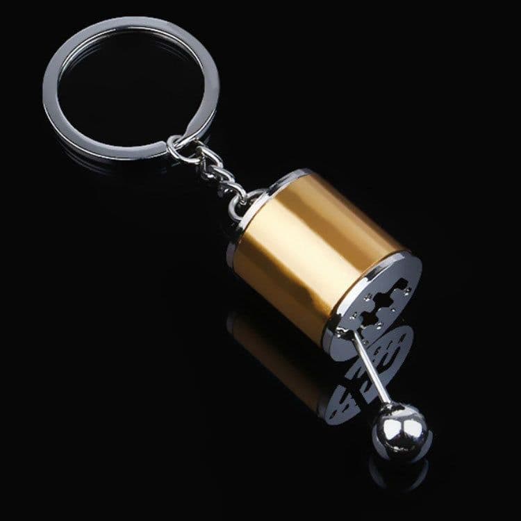 image-Creative Metal Car Key Chain - Turbo Gear Design