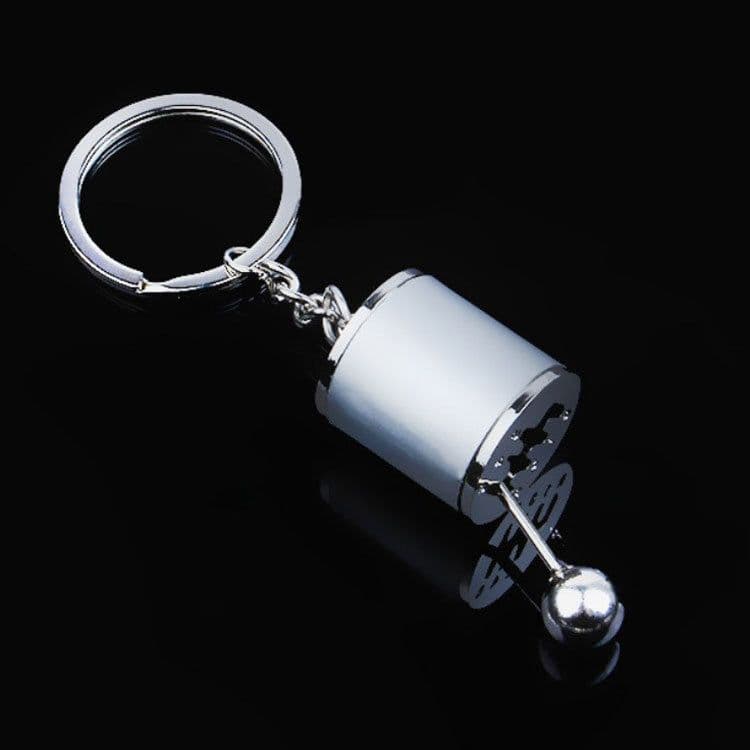 image-Creative Metal Car Key Chain - Turbo Gear Design