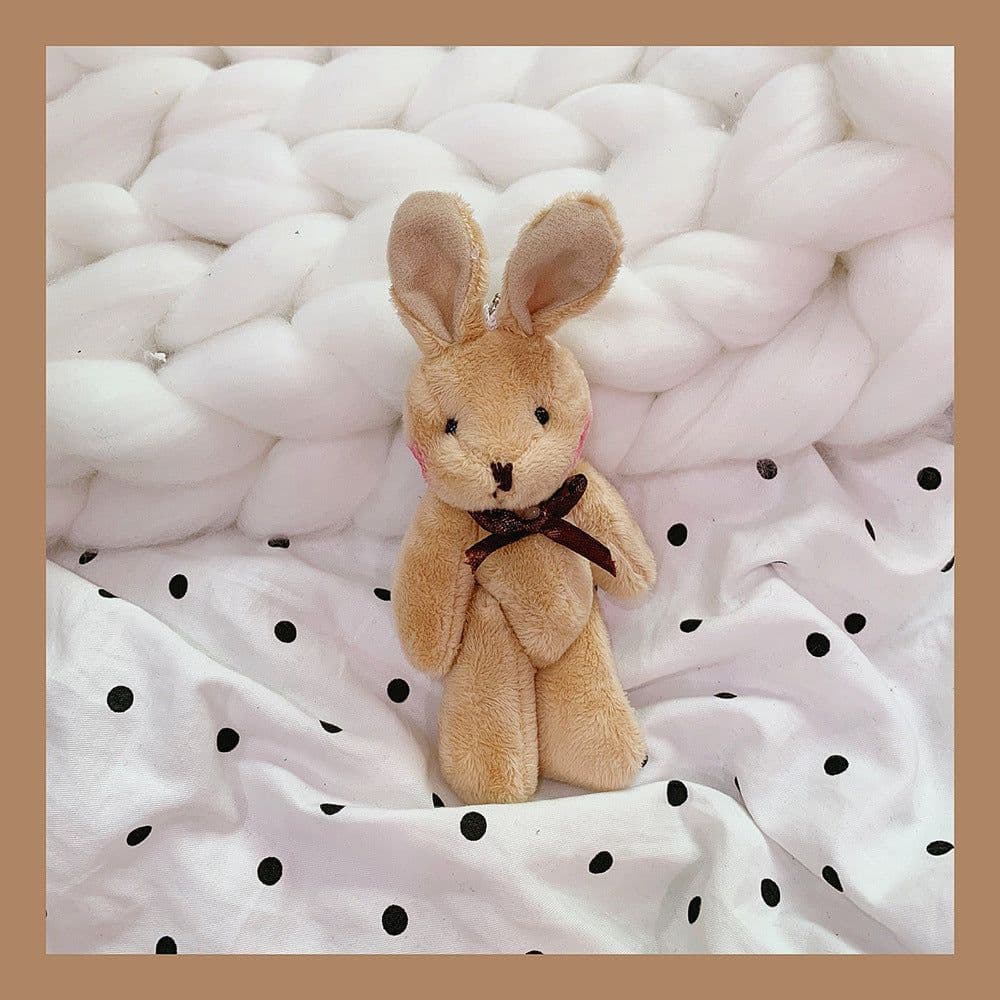 image-Tengyi Youpin 11cm Plush Pendant Doll Keychain Black Ear Puppy