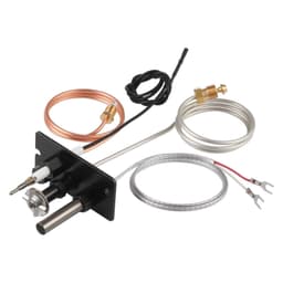 image-VEVOR Gas Pilot Assembly, OE 69L17, 69L1701, 904405, J4117, 108084-02 Fireplace Gas Pilot Assembly Kit, Natural Gas Ignition Replacement, Compatible with Lennox, Superior, Astria Models, Black