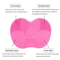image-silicone scrub pad beauty brush cleaning pad
