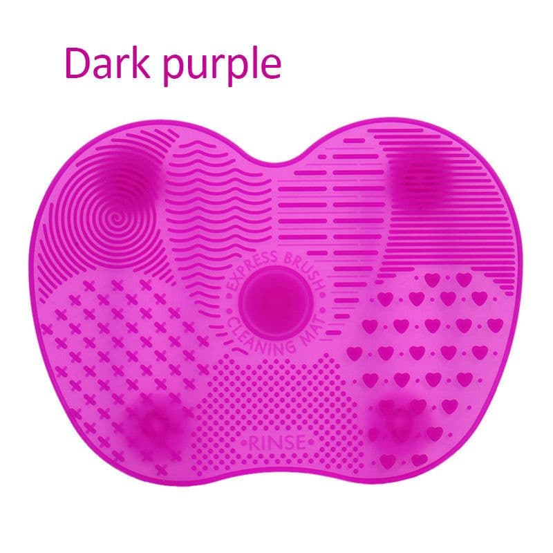image-silicone scrub pad beauty brush cleaning pad
