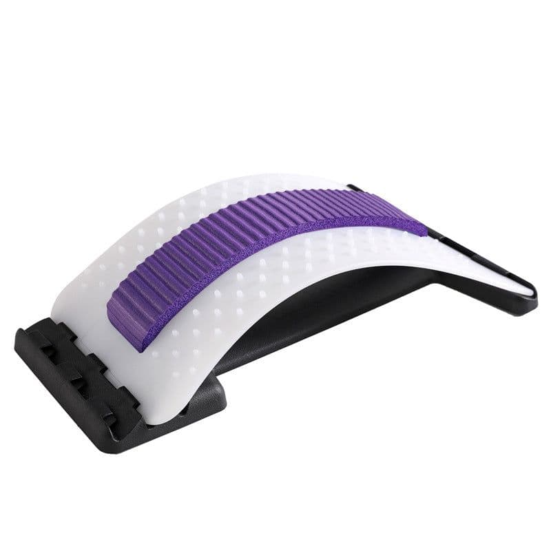 image-Lydia Becky 3-Gear Waist Massager - Acupuncture White Lumbar Back Stretcher