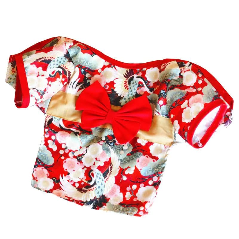 image-Gong Ziyu Blue Sakura Kimono Japanese Style Dress - Universal Size