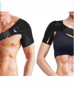 image-Eckert Shoulder Pad Neoprene - Black One Size