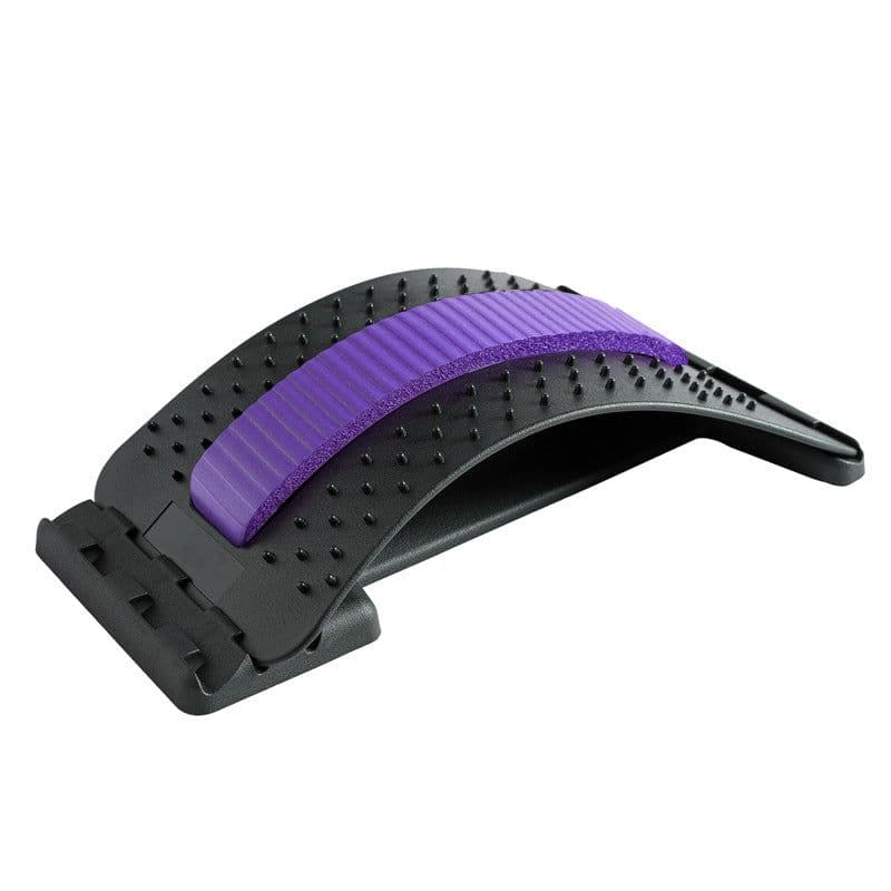 image-Lydia Becky 3-Gear Waist Massager - Acupuncture White Lumbar Back Stretcher