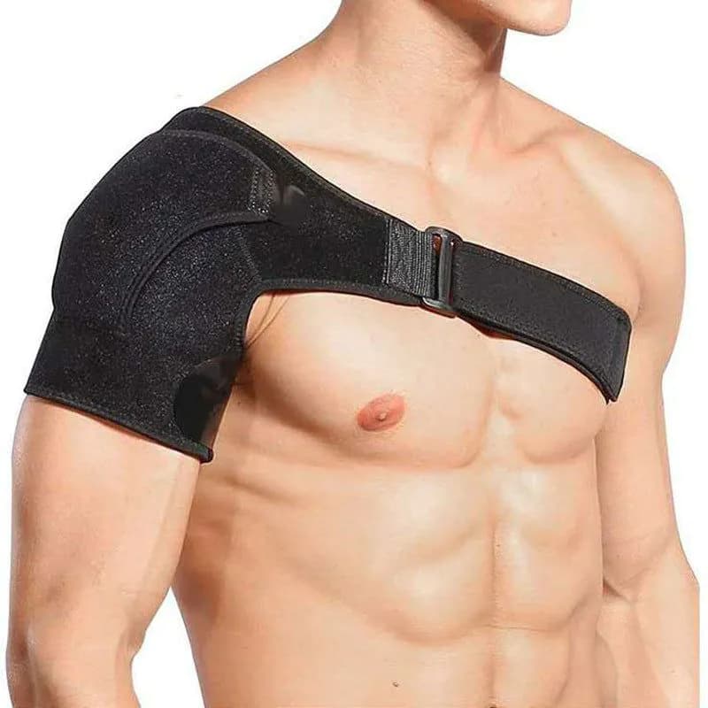 image-Eckert Shoulder Pad Neoprene - Black One Size