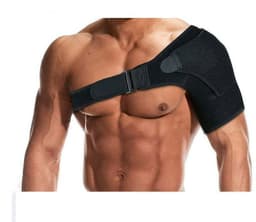 image-Eckert Shoulder Pad Neoprene - Black One Size