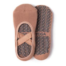 image-Women's Yoga Socks Non-Slip Cotton Short