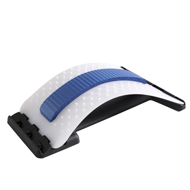 image-Lydia Becky 3-Gear Waist Massager - Acupuncture White Lumbar Back Stretcher