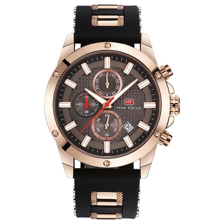 image-High Quality Quartz Watch For Men With Silicone Band