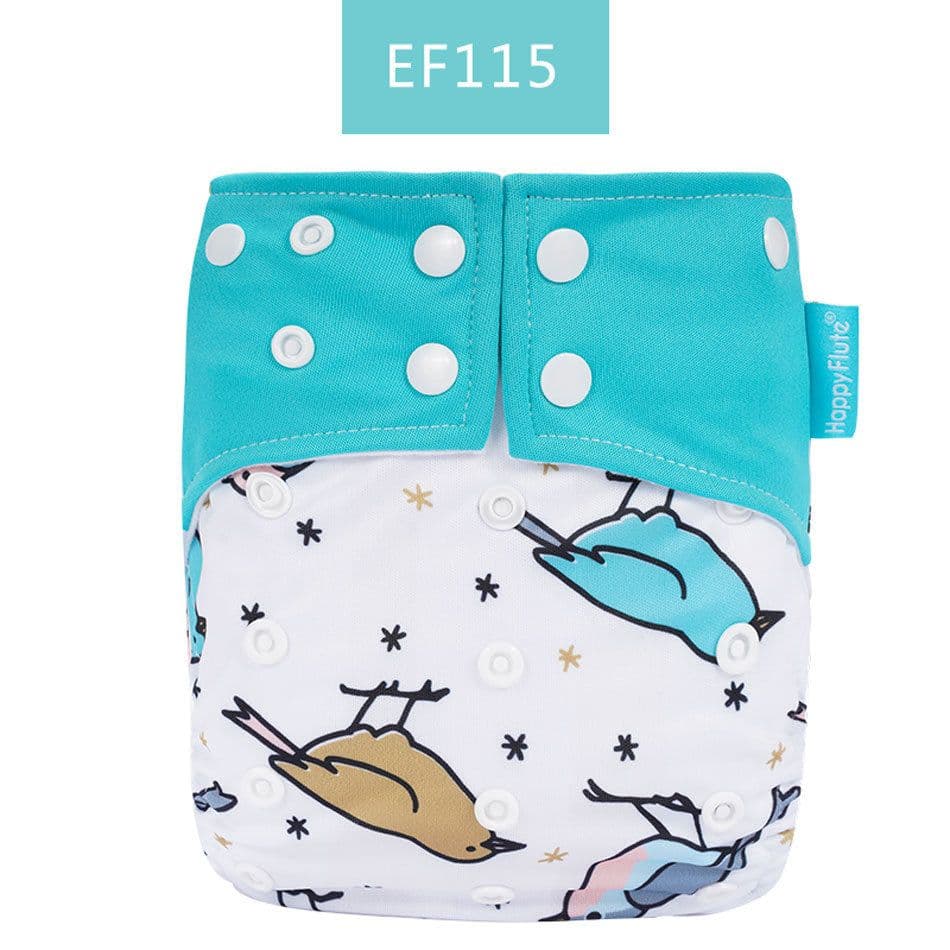 image-Happyflute Cloth Diaper - Waterproof, Anti-Leakage, One Size Fits All