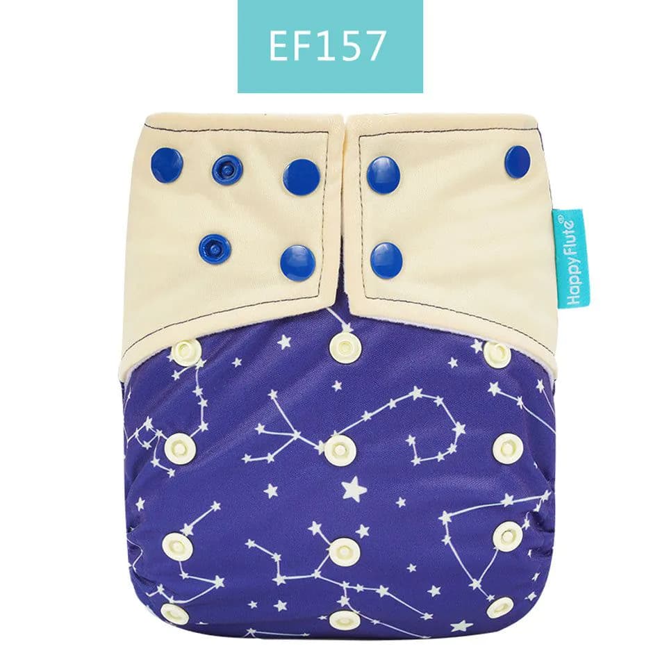 image-Happyflute Cloth Diaper - Waterproof, Anti-Leakage, One Size Fits All