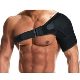 image-Eckert Shoulder Pad Neoprene - Black One Size