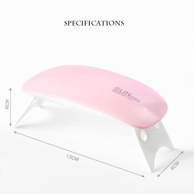 image-Nail art mouse light mini phototherapy machine nail polish glue dryer LED portable baking light therapy lamp wholesale
