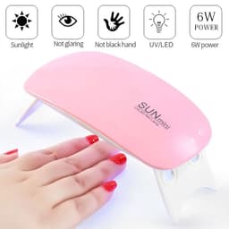 image-Manzilin LED Nail Art Dryer Portable Phototherapy Machine - White 58*38*29cm
