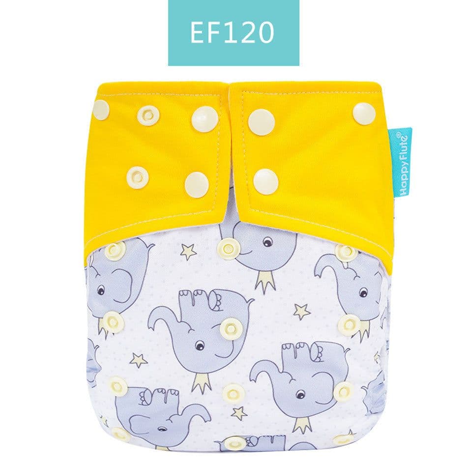 image-Happyflute Cloth Diaper - Waterproof, Anti-Leakage, One Size Fits All