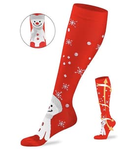 image-Ya Shi Rui Cactus Christmas Socks - Tall L/XL