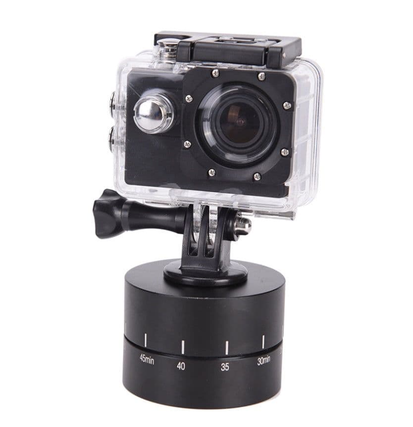 image-Compatible With Lapse 360 Degree Auto Rotate Camera Tripod Head Base 360 Rotating Timelapse For Gopro Camera SLR Fo