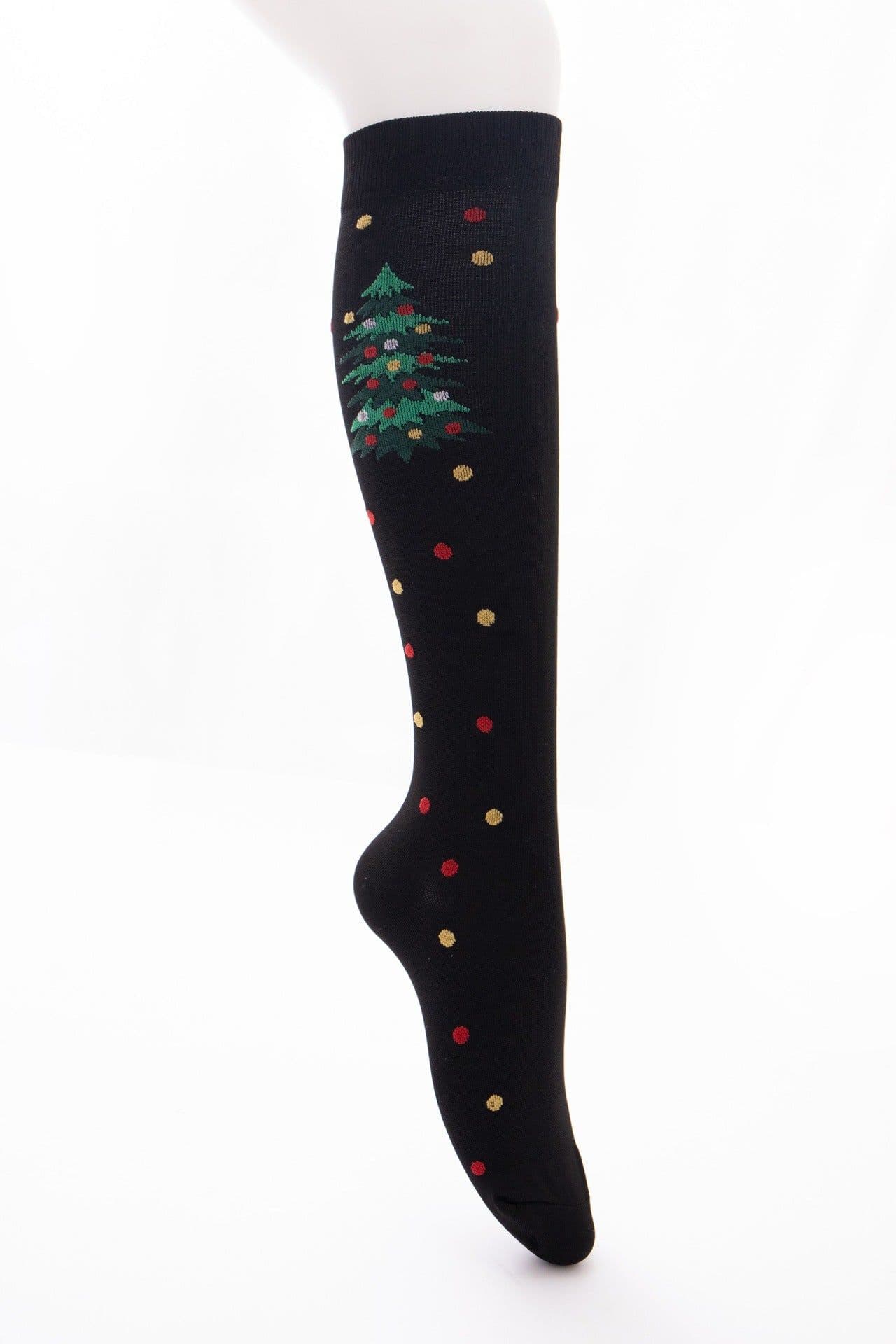 image-Ya Shi Rui Cactus Christmas Socks - Tall L/XL